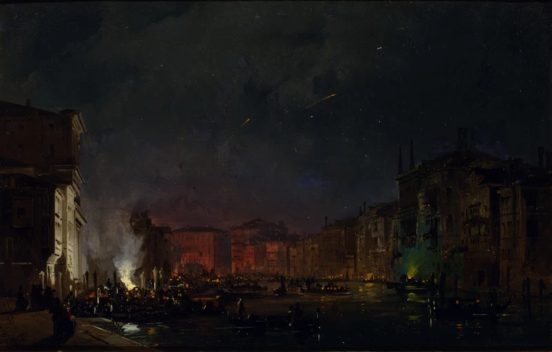 Serenata sul Canal Grande, 1858 - Galleria Internazionale d’Arte Moderna di Ca’ Pesaro